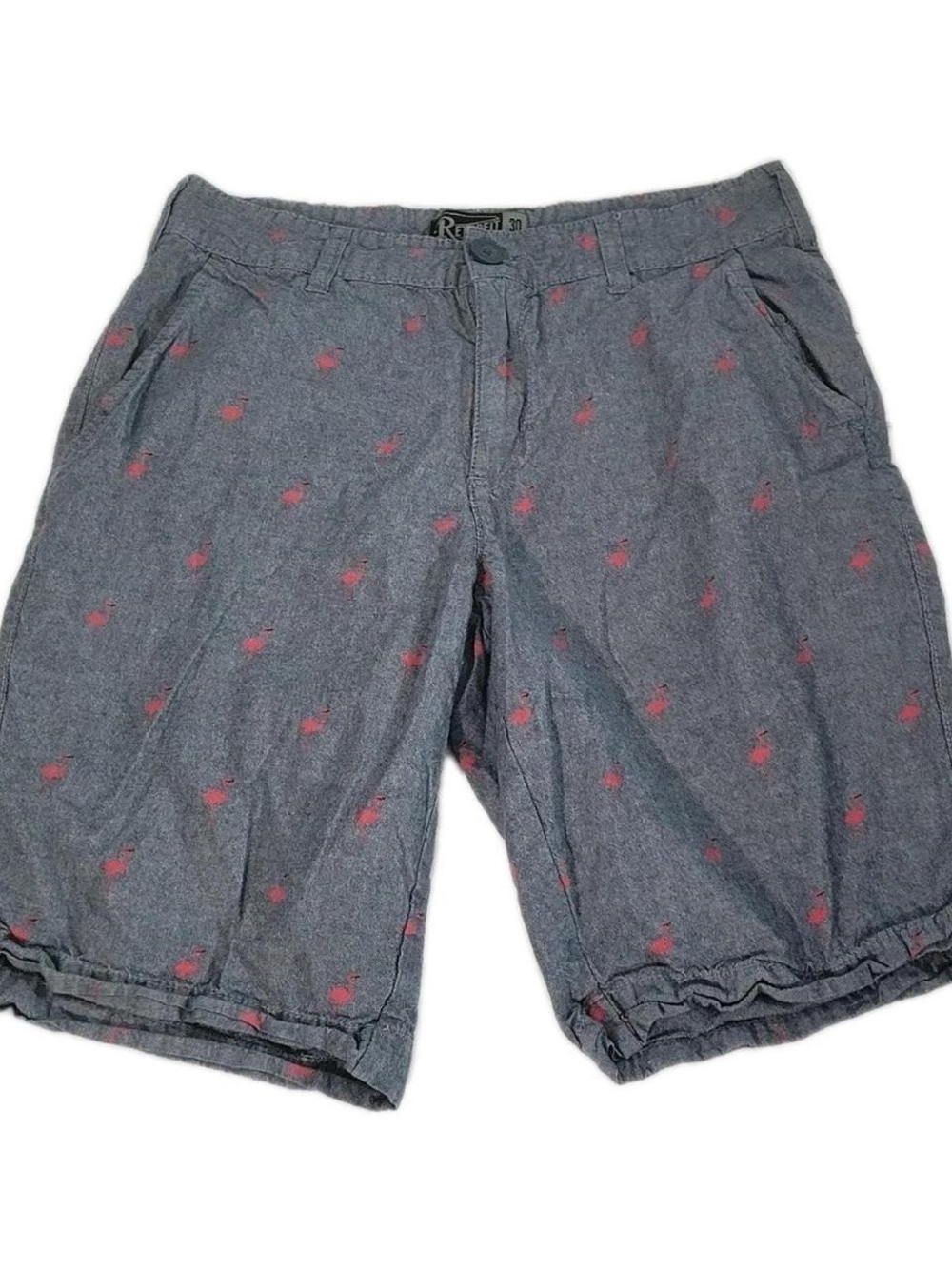 The Retrofit Men's Shorts in Flamingo Print Size 30